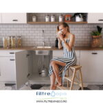 Filtru de apa potabila Aquaphor Favorit,montare sub chiuveta, 12000 litri, filtrare 2.5 litri/minut, carcasa inox