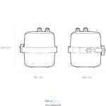 Filtru de apa potabila Aquaphor Favorit,montare sub chiuveta, 12000 litri, filtrare 2.5 litri/minut, carcasa inox